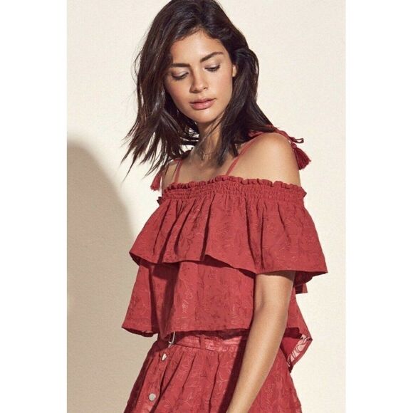 NWT LOVERS AND FRIENDS BLOSSOM EMBROIDERED TOP - Picture 3 of 3